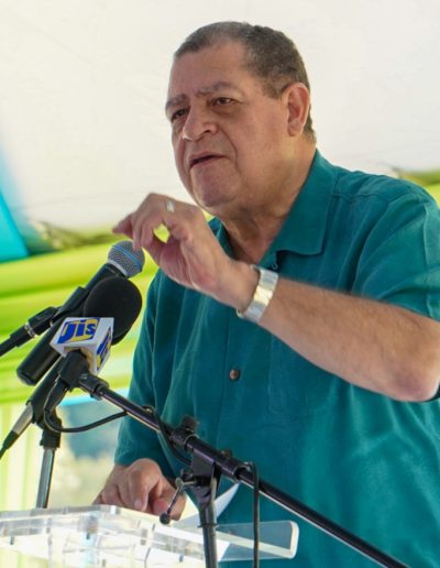 Audley Shaw at Virtudes Hemp Farm Launch in Westmoreland Jamaica