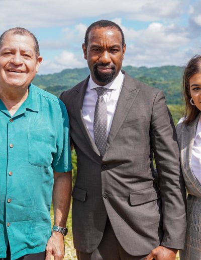 Audley Shaw at Virtudes Hemp Farm Launch in Westmoreland Jamaica
