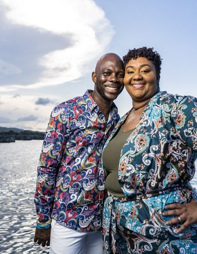 Rondell Positive & Wife at Chukka Cove